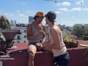 Deepthroating a 9in cock - enriquemudu & frankijote (free version) 4/16