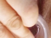 Pinay playing herself with her first ever toy until she cum 🤤💦 10/16