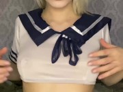 you can see it through my top😲😲 2/16