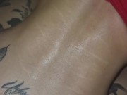 My step brother caught me play with my pussy and finally let me fuck him, he came all over my ass 13/16