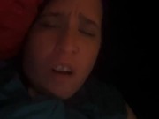 This rose feels so good sucking on my clit 16/16