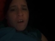 This rose feels so good sucking on my clit 6/16