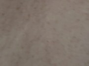 Chubby Bunny pees on owner 1/16