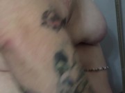 Chubby Bunny pees on owner 3/16