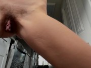 Horny MILF Dangles Big Hairy Pussy Lips Right In Your Face - renega_des 16/16