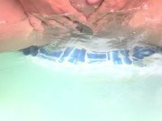 Underwater creampie and mutual masturbation with my ex girlfriend 15/16