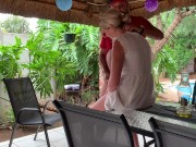 Fucking on the patio while the neighbours watch 5/16