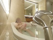 高級ホテルでのバスタイム
