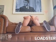 Hard nut blasted while she twerks on my dick