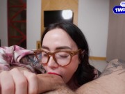 I got really turned on by my stepsister's beautiful panties|Creampie 7/16