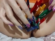 COMPILATION WHEN I HURTING, FUCKING AND STRECH MY PUSSY AND MY ASS 😍close up view 10/16