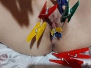 COMPILATION WHEN I HURTING, FUCKING AND STRECH MY PUSSY AND MY ASS 😍close up view 15/16