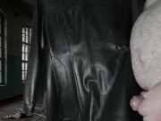 Cuming on Girlfriend's Soft Italian Short Leather Jacket 4/16