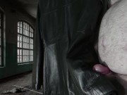 Cuming on Girlfriend's Soft Italian Short Leather Jacket 7/16