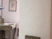 Hot blonde milf bare her beautiful body, cute striptease! 2/16