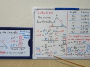 The third angle is calculated by subtracting the remaining two angles from 180 degrees.[JapanMath] 11/16