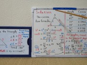 The third angle is calculated by subtracting the remaining two angles from 180 degrees.[JapanMath] 3/16