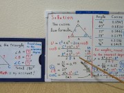 The third angle is calculated by subtracting the remaining two angles from 180 degrees.[JapanMath] 5/16