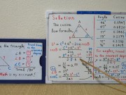 The third angle is calculated by subtracting the remaining two angles from 180 degrees.[JapanMath] 6/16
