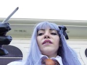 Kyoko Kirigiri: Smoking Oral Sex 10/16