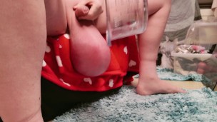 Trying to fit my Balls into 1 Liter Glas