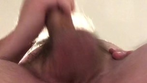 POV you lie under me while I cum over you