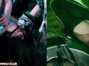 Glory Hole from EVE. Stellar Blade. Deepthroat and facial - MollyRedWolf 11/16