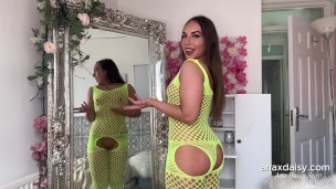 4k TRANSPARENT Fishnet Bodystocking SEXY Try On Haul! Ana Daisy Scott