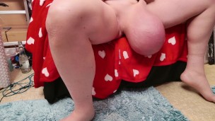 Real Futanari Mega Balls Show Large Daddy Balls Futa Fetish - Size Matters