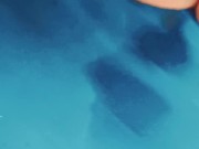 Fat Wet Babygirl Pussy drips getting fingered from the back