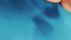 Fat Wet Babygirl Pussy drips getting fingered from the back