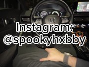 Load Moaning and hard cock! \\ Public in the car!! 1/16