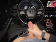 Load Moaning and hard cock! \\ Public in the car!! 5/16