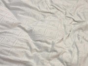 he comes to rub his cock on my nylons to pour a few drops of sperm on them 1/16