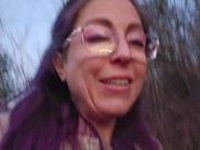 Intimate Side-of-the-road Pee at Sunset 16/16