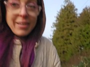 Intimate Side-of-the-road Pee at Sunset 4/16