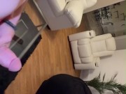 I get excited when my ROOMATE comes in with his cock out🤤 1/16