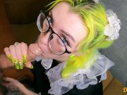 cute schoolgirl in glasses and school uniform likes to have anal sex after school and gets a lot of 2/16