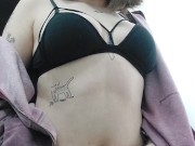 Beautiful bitch showing her breasts💕 15/16