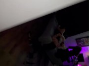 Short Teen Gets Too Horny And Takes A BIG DICK While Her Boyfriend Is Working Late 1/16