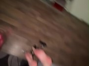 Short Teen Gets Too Horny And Takes A BIG DICK While Her Boyfriend Is Working Late 15/16