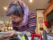 Washing the dishes 4/16