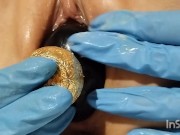 I LOVE TO PLAY WITH MY BOTTLE'S IN MY PINK PUSSY,close up view 5/16