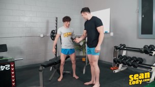 SEAN CODY - Athletic Clark Reid, Danny Fantasy & Daniel Turn Their Workout Into A Wild Threesome