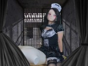 HENTAI Aibu。牢獄。メイド。電動マッサージ機でオナニー。 5/16