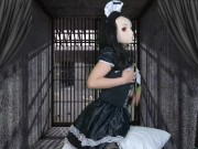 HENTAI Aibu。牢獄。メイド。マネキンでオナニー。 4/16
