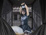 HENTAI Aibu。牢獄。メイド。マネキンでオナニー。 7/16