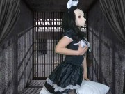 HENTAI Aibu。牢獄。メイド。拘束されながらオナニー。 10/16