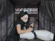 HENTAI Aibu。牢獄。メイド。拘束されながらオナニー。 4/16