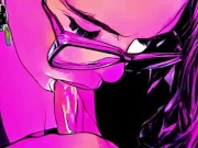 SUPER SLOW BLOWJOB | UP CLOSE | Animated | EDM 15/16